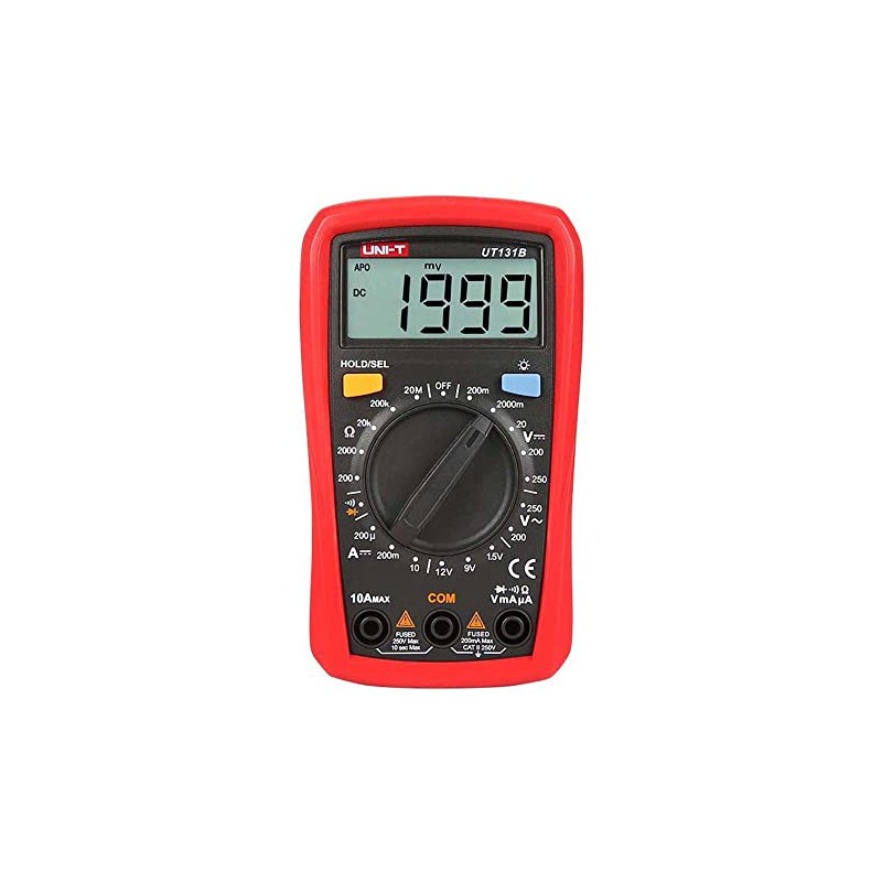 UNI-T UT131B Digital Multimeter AD/DC Voltage Current Tester with Resistance