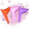 Orinal Urinal Femenino Portátil Silicona Reutilizable Embudo para Orinar Camping,