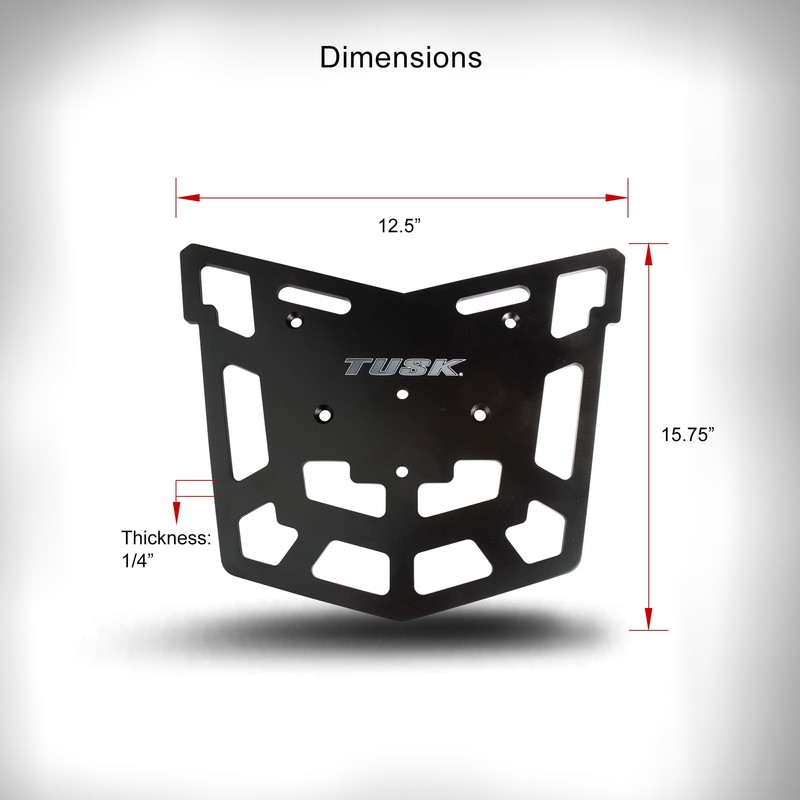 Tusk Top Rack Luggage Carrier Rear Tail Rack Compatible with