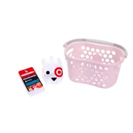 Target New 2025 Target Kids Pink Toy Shopping Basket with Bullseye