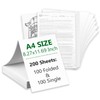 200 Sheets A4 Thermal Paper(100 Folded & 100 Single), Thermal