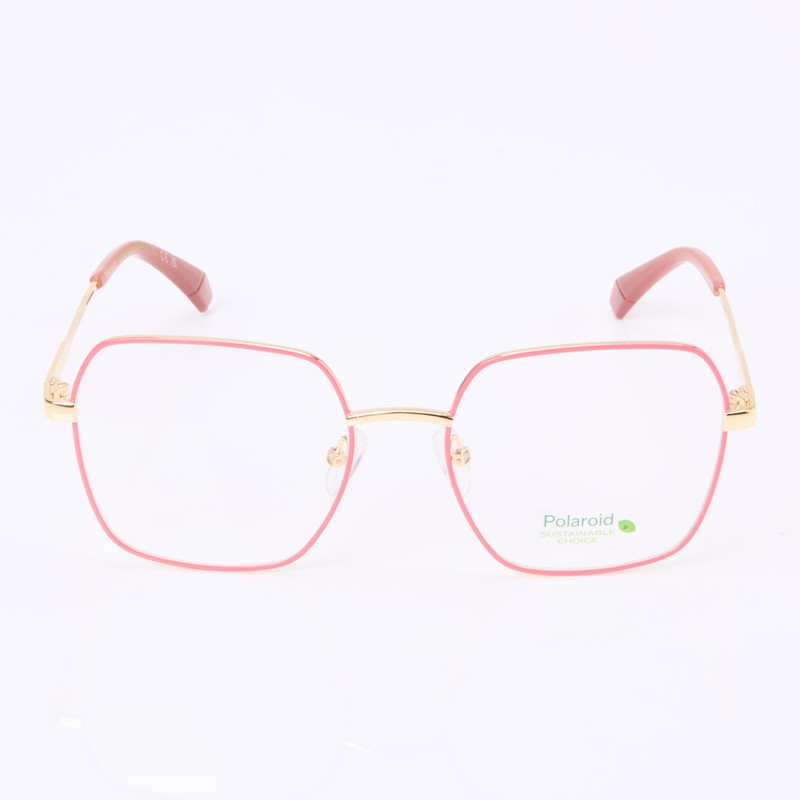 Polaroid Women's Sunglasses, Gold Orange, 52