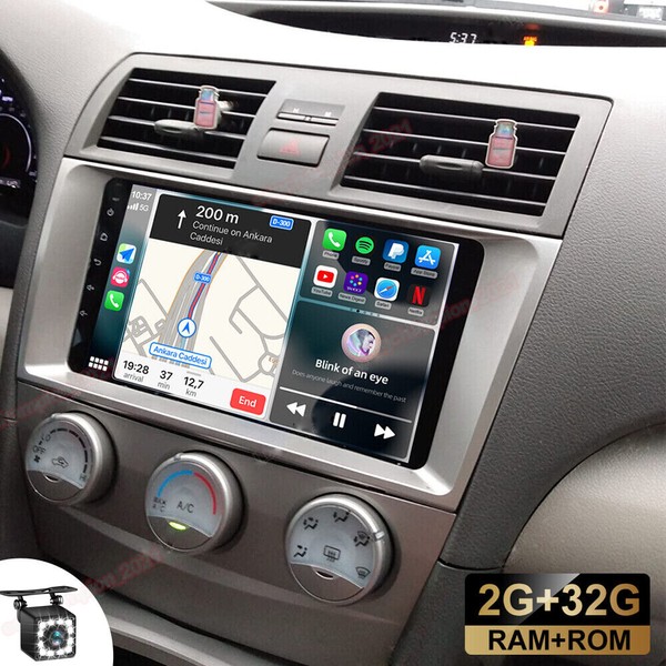 2+32G Android 12 Carplay Car Radio For Toyota Camry 2007-2011