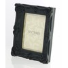 Shabby Chic Ornate Chelsea Swept Photoframe - Matt Black 5"