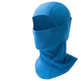 MASTERDUAN ski mask for Men Women,Balaclava Full face mask Motorcycle mask Lightweight sheisty mask,Sun Protection Neck Warmer mask for Outdoor Sports (Spandex, Blue)
