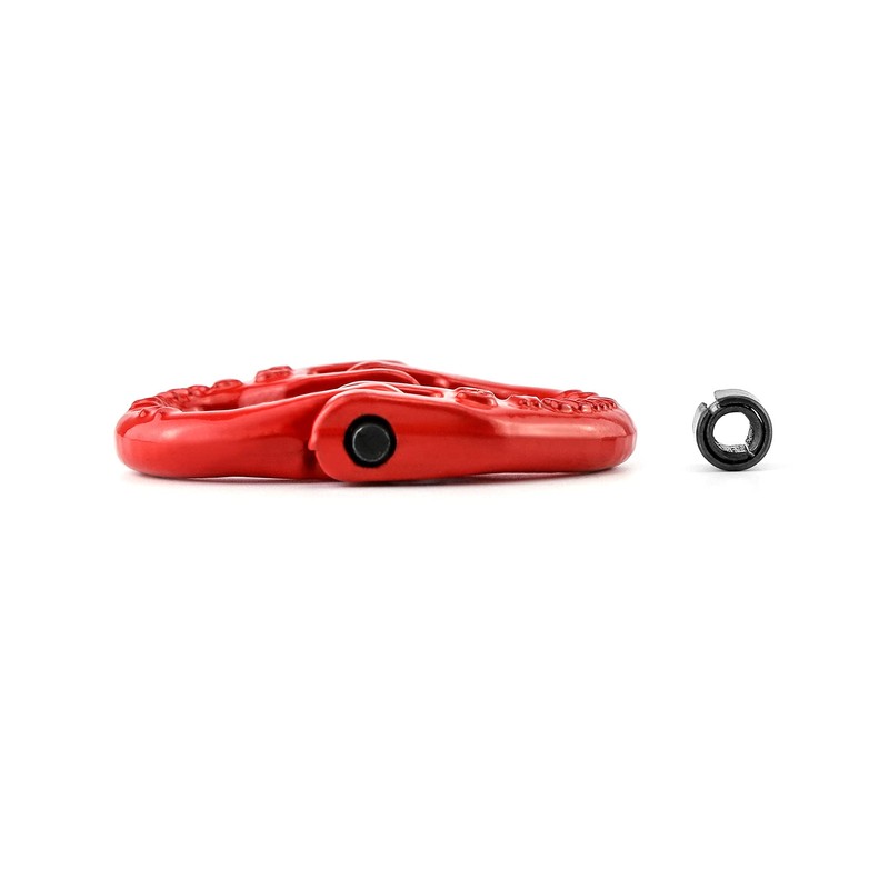 QWORK G80 Alloy Steel Coupling Link, 4 Pack 1/4" Hammer