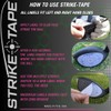 STRIKEPRO Strike-Tape Golf Club Impact Labels. Universal Club face Stickers,