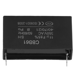 SEAFRONT Petrol Generator Capacitor 50/60Hz 350VAC 11μF ABS Start Run Engine Capacitor CBB61 for Fridge Air Conditioning Engine Generator Air Pump