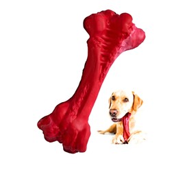 RANZAH Dog Chew Bones toy for Aggressive Chewers Real Beef Flavour Durable Dog Chew Toys Nearly Indestructible Tough Dog Toys