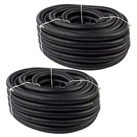 MR DJ DSLT14 200 feet 1/4" 200’ split loom tube polyethylene pe high temperature DJ, automotive, marine, industrial electrical wire & cable conduit