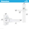 Wright Products - Bayfield Surface Lever Mount Latch for Screen