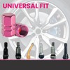 Performore 8 pcs Tire Valve Caps Heavy-Duty Stem Covers Universal