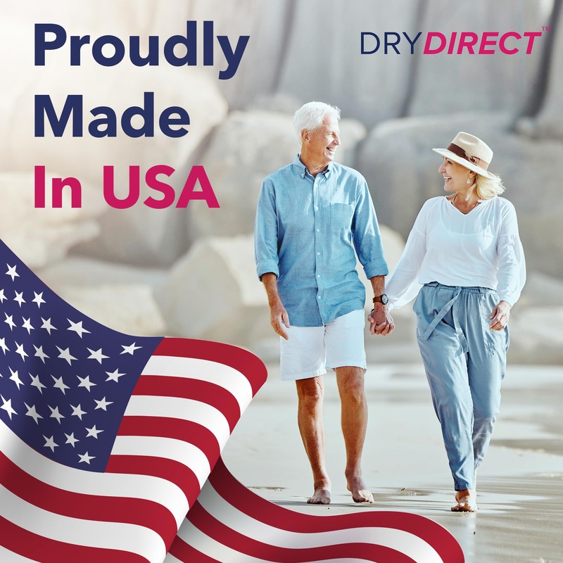 Dry Direct Ultimate Underwear, Made-in-USA Adult Diapers, Max Absorbency Disposable