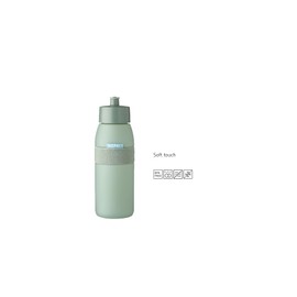 Mepal - Ellipse Sports Bottle - Practical Water Bottle for Sports, Gym & Leisure - Sports Water Bottle with Soft Spout - Dishwasher Safe & BPA-Free - 500 ml - Nordic sage