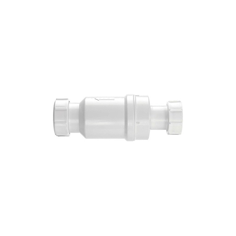 McAlpine MACVALVE-2 Self Closing Waste Valve Trap-1.5 inch, White, 1.5-Inch