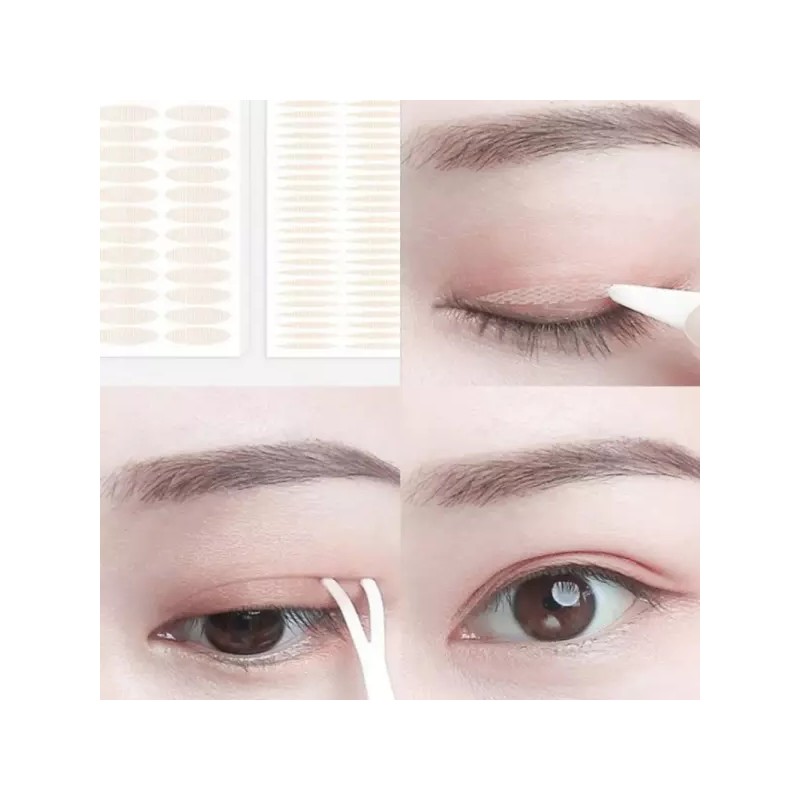 Puviley 만들기 쌍커풀 대용량 쌍커플테이프 쌍꺼풀 레이스쌍테 쌍액 쁘빌리 [A형]