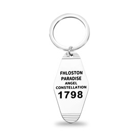 TGBJE Movie Inspired Gift For Fans Fhloston Paradise Angel Constellation Keychain Movie Lover Merchandise Film Gift (C-FHLOSTON 1798 kc)