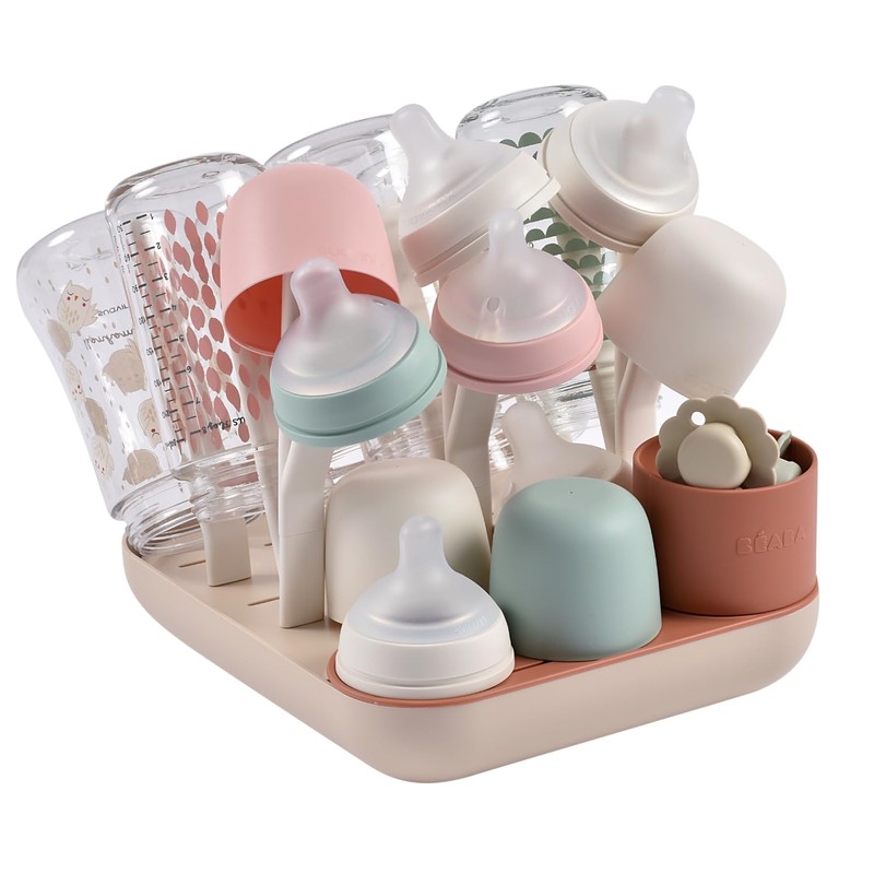 BÉABA, Drainer Baby Bottles, Large Capacity, Modular, Up to 6