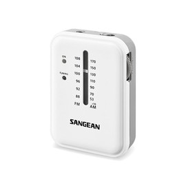 Sangean SR32 Portable Radio, White