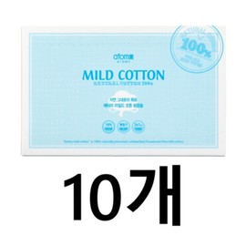 Atomy Mild Cotton Cotton Pads 100 sheets x 10 / 애터미 마일드 코튼 면 화장솜 100매입 x 10개