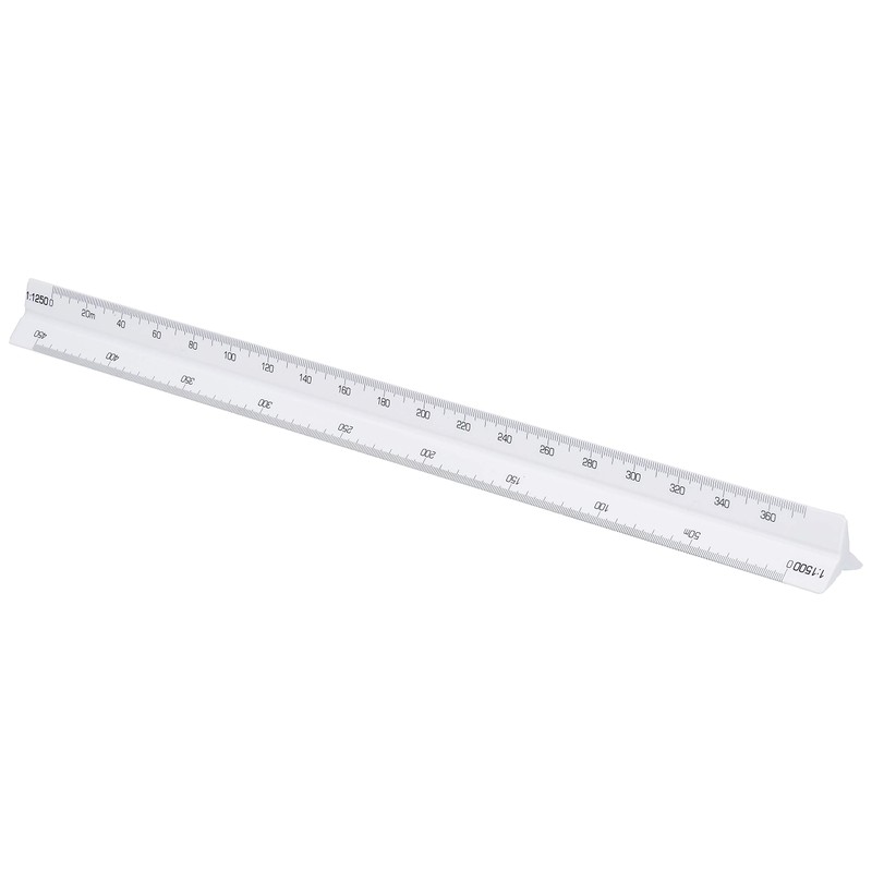 Linex 100413046 Triangular Scale Scale Scale 1:500:1000:1250:1500:2000:2500 Ideal for Architects