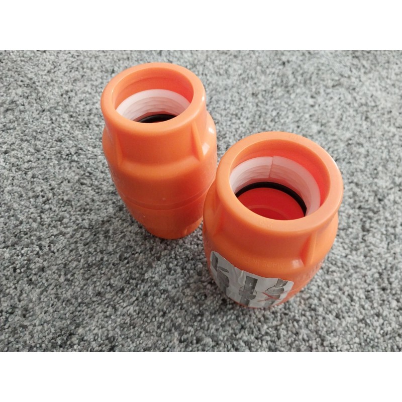 Dura-Line 1-1/4" Dura-Line 20001845 Orange Push Lock Conduit Coupler