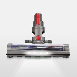 Dalkat Dalee Turbo Bristle Roller Brush Cleaner Head for Dyson V7 V8 V10 V11 V15 Vacuum Cleaners with LED Headlights, Quick-Release Motorhead Hardwood Floor Attachment Replacement Parts