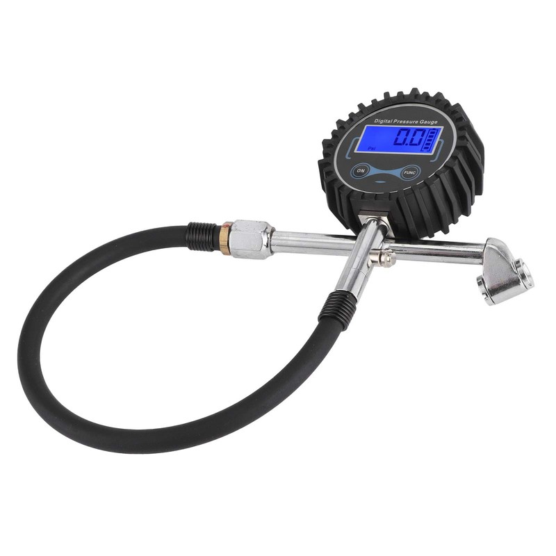 XHIKOWAT Universal Digital Tire Inflator Pressure Gauge LCD Display for