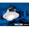 NICOR Lighting DLR4-R-10-120-2K-WH 4 in. White LED Recessed Retrofit Adjustable