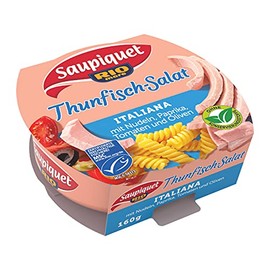 Saupiquet Rio Mare Thunfisch-Salat Italiana, MSC zertifiziert, Fix und fertig zubereitet, Ideal für unterwegs, 160g