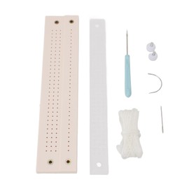 Book Binding Punch, Plastic Bookbinding Hole Guide Template Guide Tool Binding Guide Kit Stitching Template and Storage for Wood Crafts Journals Scrapbooking