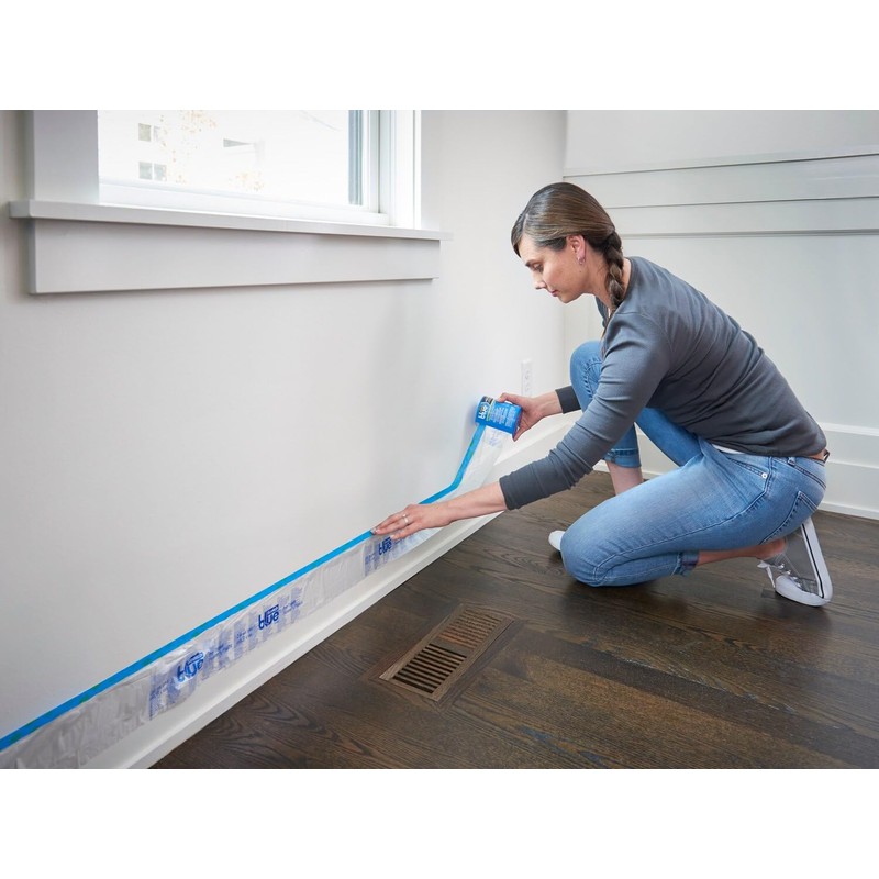 ScotchBlue Pre-taped Painter's Plastic Dispenser PTD2093EL-24-S, 24 in x 30