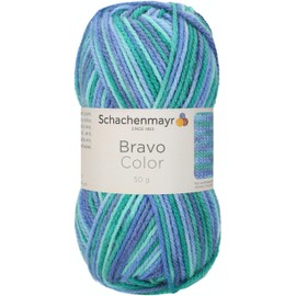 Schachenmayr Bravo Color Hand Knitting Yarn, 50 g Lagoon