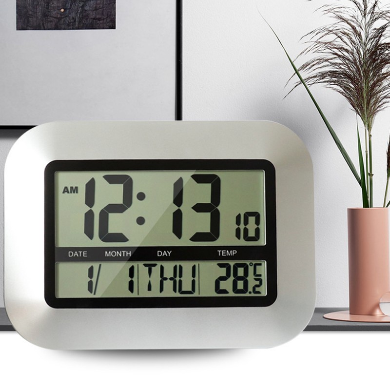 Household Multi Functional Fashionable Digital Clock Electronic Thermometer with Calendar