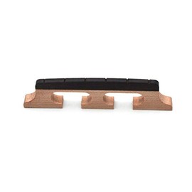 Banjo Bridge, Banjo Standard Wooden Bridge Banjos Accessories (6 Strings, Maple Ebony)