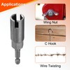 HARFINGTON 3pcs H12 Wing Nut Driver 12mm Metric 6-Points Socket