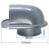 Hopbucan 4Inch 100mm Waterproof Stainless Steel Vent Vent Hood Anti-