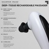 Deep Tissue Massager Sharper Image Cordless Rechargeable 6 Massage Heads