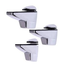 Brackets for Glass Floating Shelves Glass Support Holder Adjustable Shelf Bracket Glass Support-S