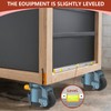 Leveling Casters with Upgraded Ratchet Handle Design,360 Degree Swivel Castor