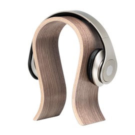 Valiai Kopfhörer Ständer aus Holz, Minimalistisches Stilvolles Detail für Ihren Schreibtisch, Ideale Headset Halterung - Geschenk für Ehemann, Freund
