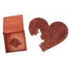 Wooden Heart Puzzle Valentines Day Heart Shape Puzzles Romantic Love