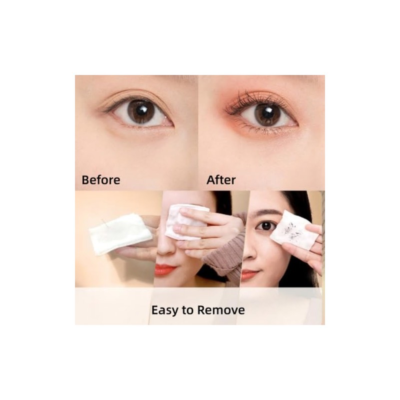 Waterproof Mascara with Fine Brush for Tiny and Lower Lashes,