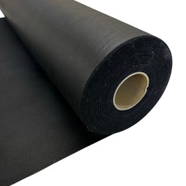 Black Barn Upholstery Supplies Black Synthetic Bottom Cloth Dipryl 60" / 1m Length