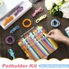 Daifunli 1000 Pcs 10 Inch Potholder Loom Loop Bulk, Weaving