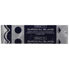House Brand Dentistry 103100 HSB #12 Sterile Carbon Steel Surgical Scalpel Blades 100/Pk