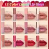 Lishang 12 Colours Lip Gloss Lipstick Set Lip Tint Gloss