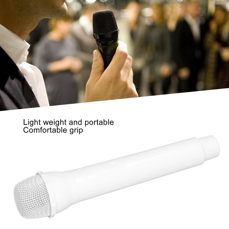 Microphone Props ABS Material Cosplay White 1:1 Scale Kids Photography