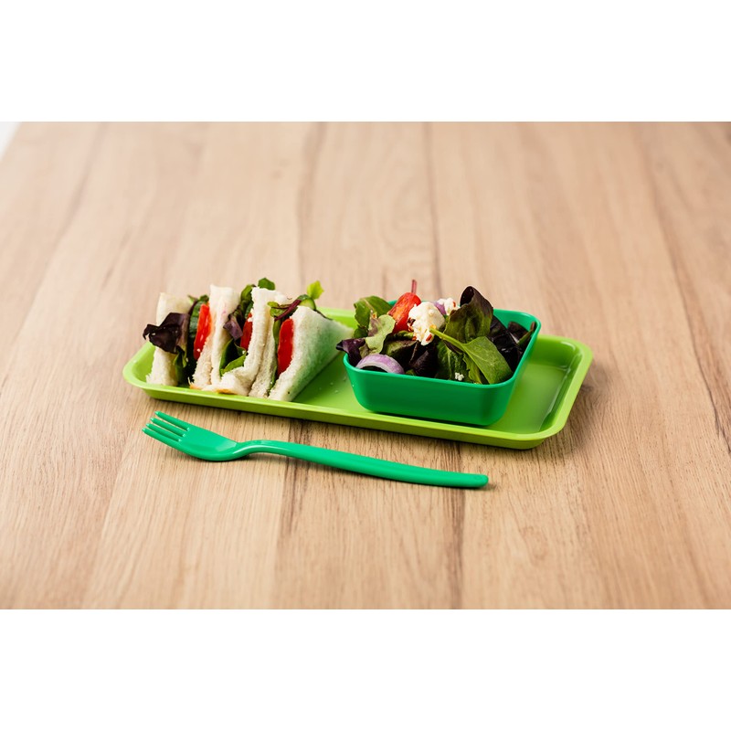 Harfield Polycarbonate Cutlery Set Summer Blue 20cm (x4 Sets) Reusable