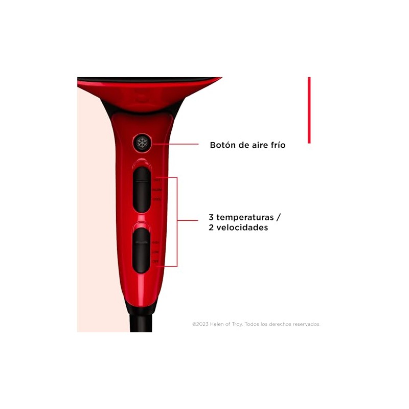 Revlon Secadora Versatil Airflow Control con Tecnología de Turmalina de